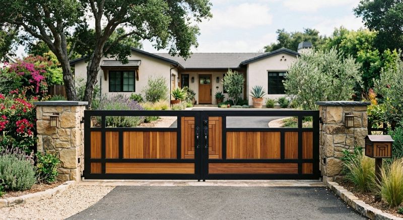 Driveway Fence Installation in Alpharetta, GA