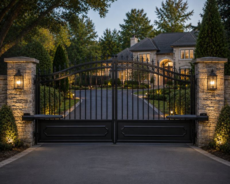 Entrance Gate Installation in Boca Raton, FL